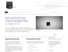 Tablet Screenshot of onlykidsmarketing.com